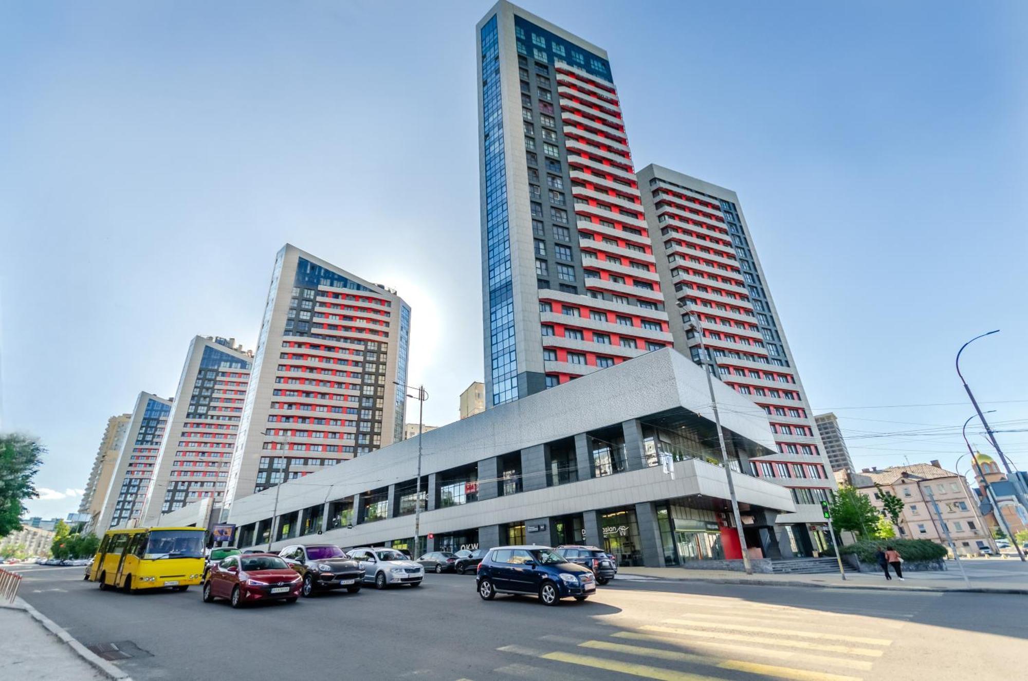 Petrovdom 205-206 Panoramic City View Apartments At Rc Kvartet, Central Railway Station Kyiv Exterior photo